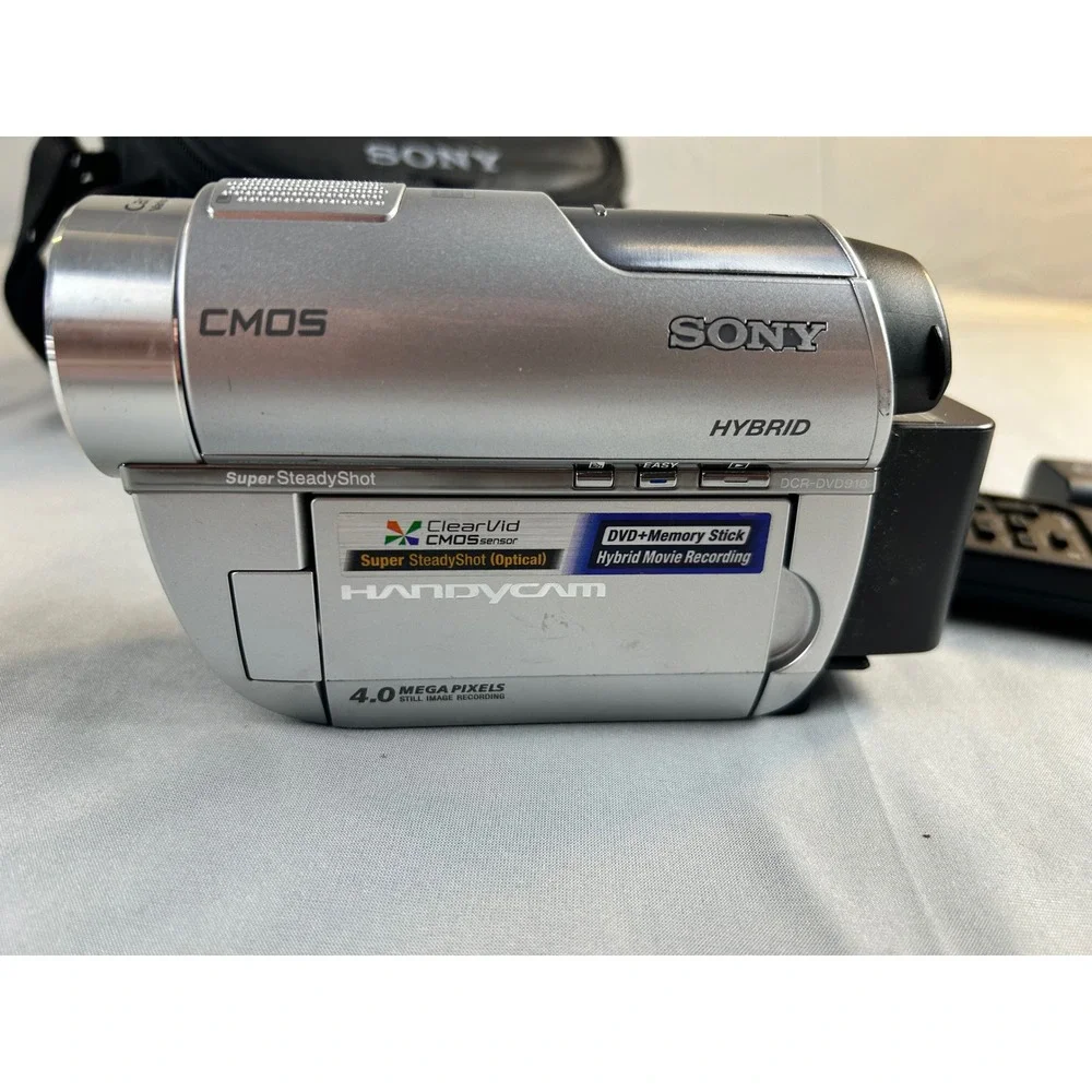 Sony Handycam DCR-DVD910 Digital Camcorder 15x Optical Zoom DVD Memory Stick